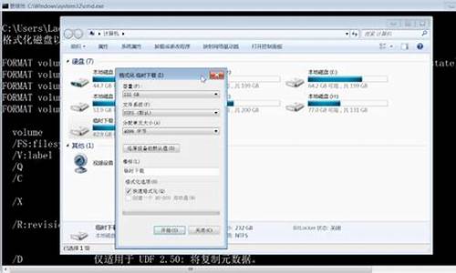 电脑所有盘格式化_电脑系统盘格式化处理