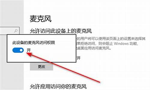 电脑系统麦克风权限在哪里-电脑系统麦克风权限在哪里打开